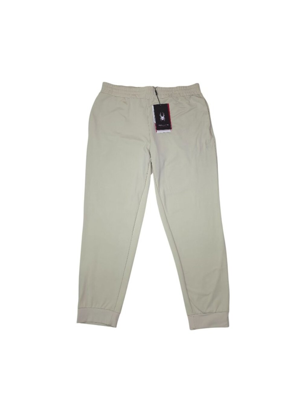 Spyder Mens Active Jogger Pants XL Warming Tech Fleece Soft Fabric MSRP $88 Tan